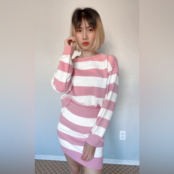 BRAND NEW! 2 pieces pink sweat dress - Picture 8 of 12